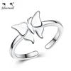 Pure silver ring factory direct sale butterfly design ring stamped 925