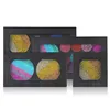 OEM Customize Private Label Black magnet series eye shadow disk with iron pans DIY personalized palette make up kit