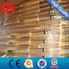 gold 6.35mm mono plug with long spring