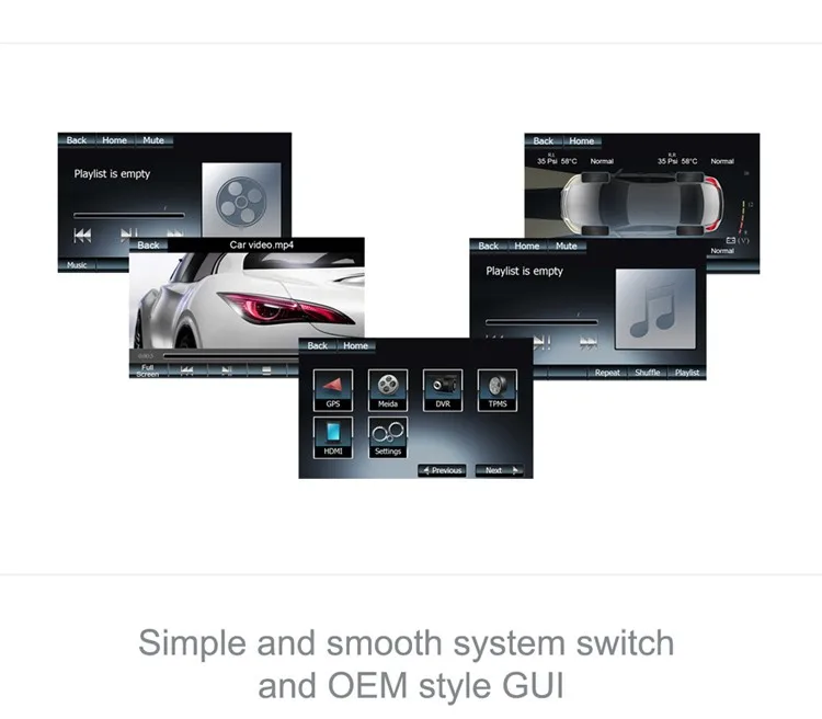 Excellent Multimedia Navigation Interface for GMC TERRAIN/Chevrolet Malibu and Camaro with HDMI and factory UI 6