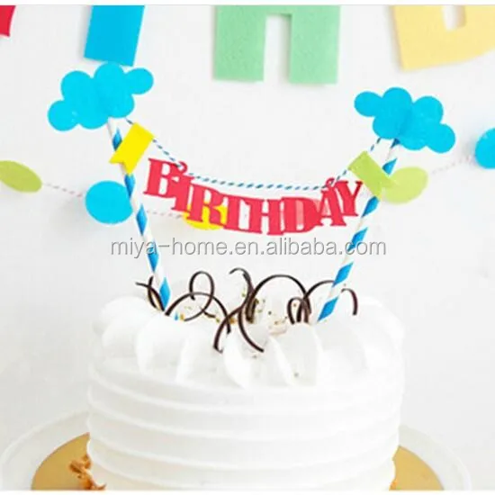 パーティーのためのベストセラーのお誕生日おめでとうケーキピックデコレーション デザート小さな旗 Buy ベストセラーハッピーバースデーケーキピック装飾 デザート小旗のためのパーティー Product On Alibaba Com