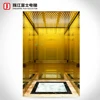 Elevator Interior Passenger lift with ceiling acrylic transparency and energy saving lamp passenger home elvator