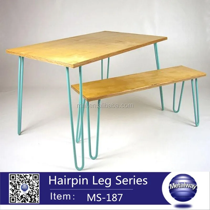 Special Blue 2 Rod Hairpin Legs 4 32 Kitchen Bench Or Coffee