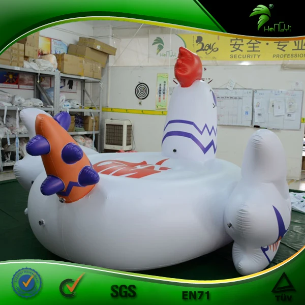 Inflatable Swimming Pool Float Rooster Shape Water Toys Inflatable Pool