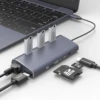 TYPE C to USB 3.0 HUB 8 in 1 Multifunction Adapter Type c hub USB C ADAPTER HUB