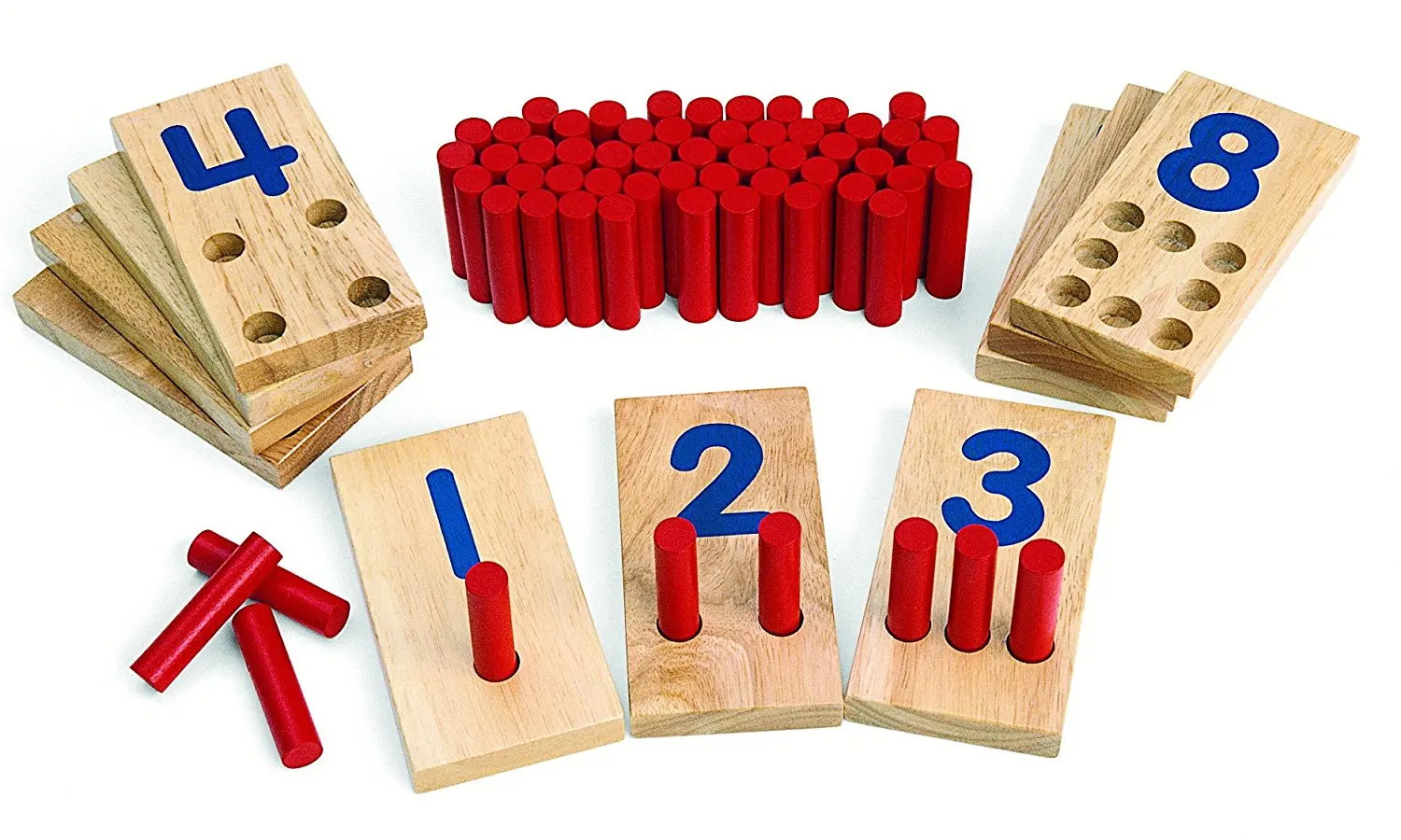 tumble down counting pegs