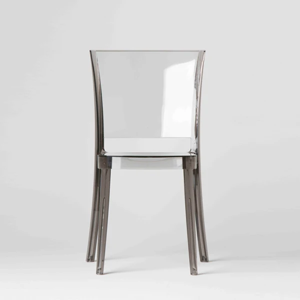 Silla transparente de policarbonato LUCIENNE Fumè-Sillas de Comedor ... Silla transparente de policarbonato LUCIENNE Fumè-Sillas de Comedor ...