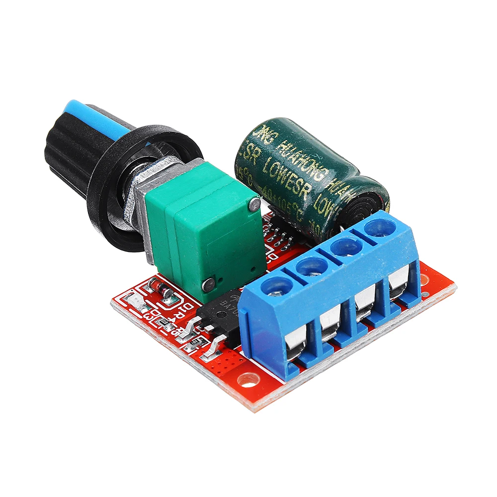 Mini DC Motor PWM Speed Controller 4.5V-35V LED Dimmer Switch