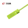 Plastic security seal for storage totes