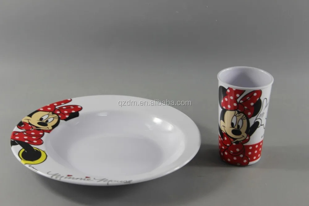 Brand Design Melamine Dinner Plates And Cups