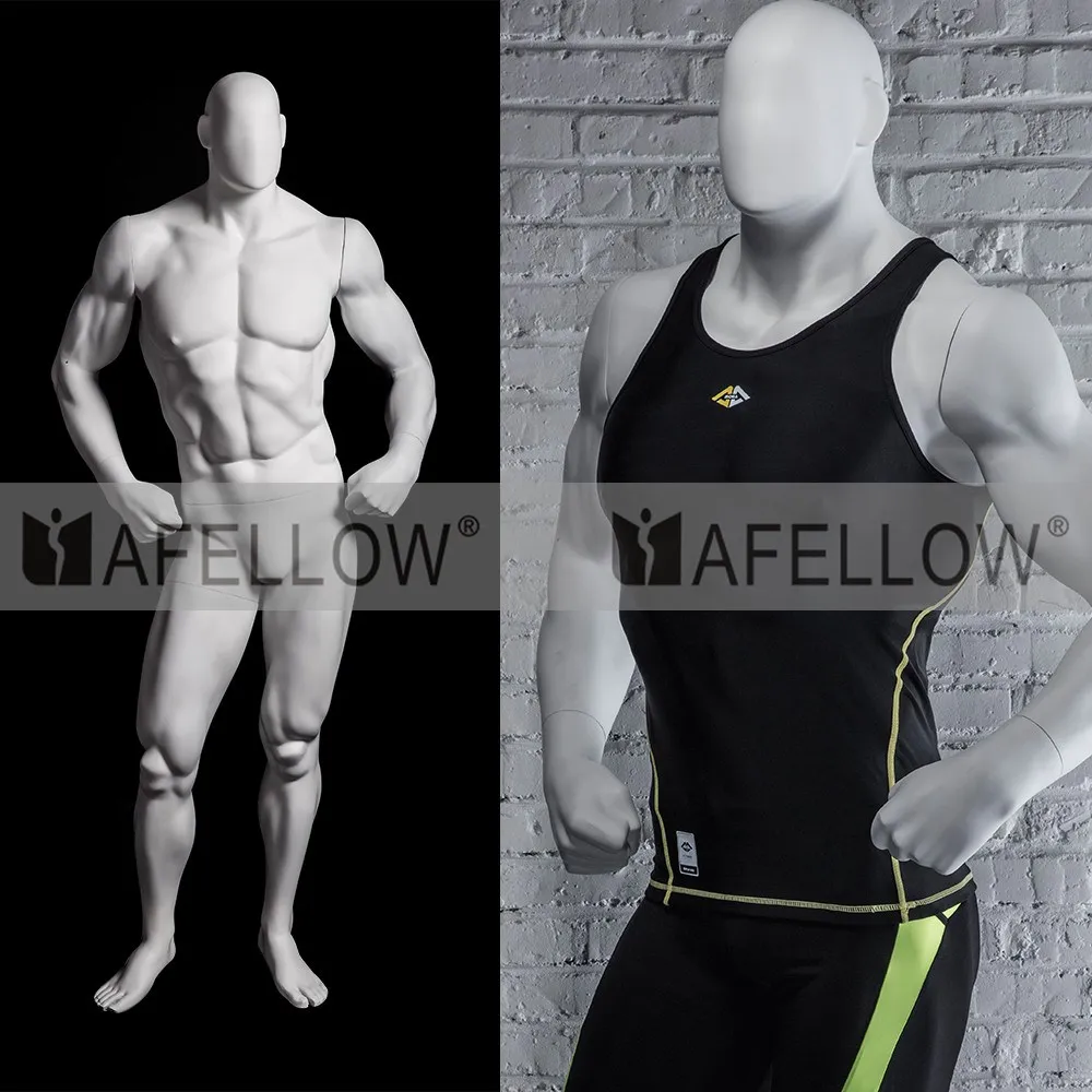 Big muscle male mannequin abstract bodybuilding man mannequin MAS1W