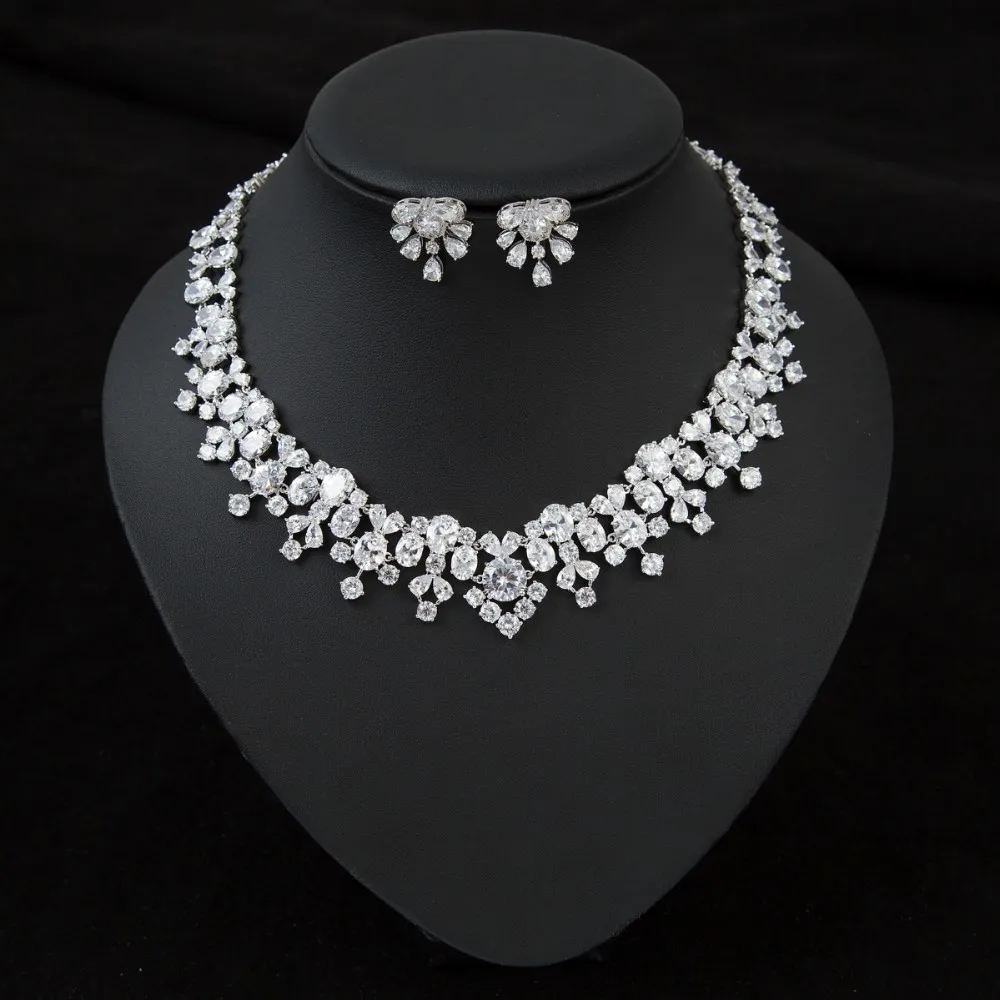 Fashion Jewelry Top Quality Luxury Cubic Zirconia Diamond Bridal
