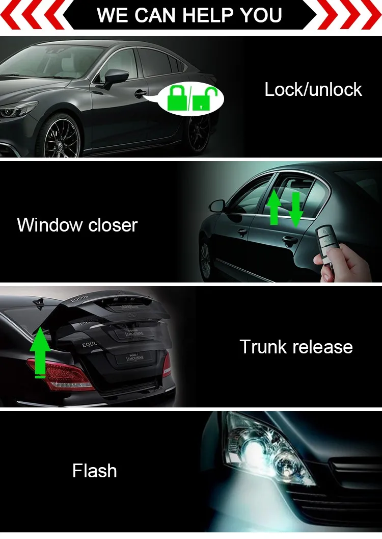 Remote Control Keyless Entry For Car /remote Central Locking System