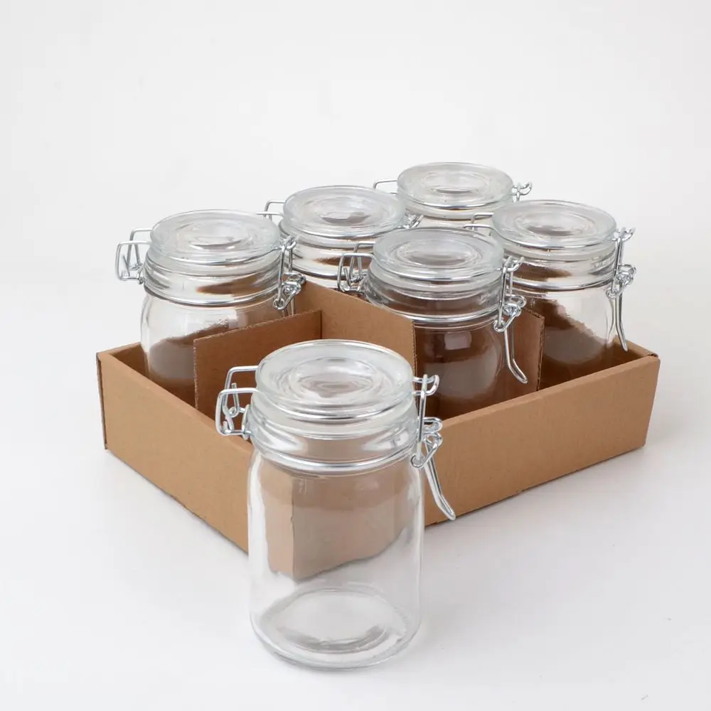 Airtight Glass Herb Storage Glass Jar With Ceramic Lid Buy Glass Jar