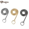 Copper material snake chain pet accessories black pet dog choke snake chain