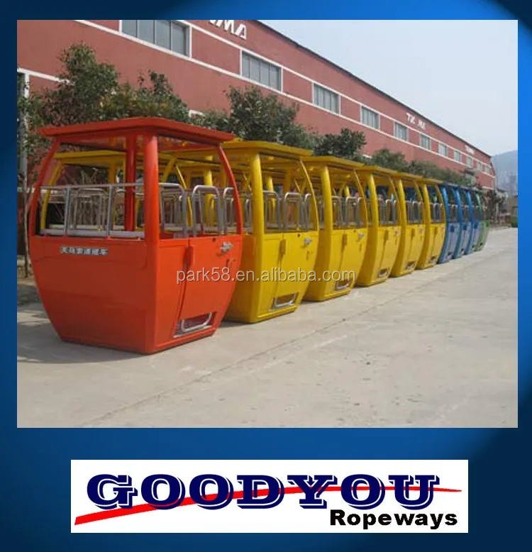 210persons High Grade Aluminum Alloy Ropeway And Ferris Wheel Cabins