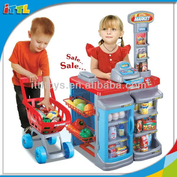 childrens play supermarket