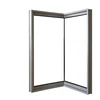 Aluminum Glazing Picture Windows/ Glass Corner Window Design, L Type Angle Window