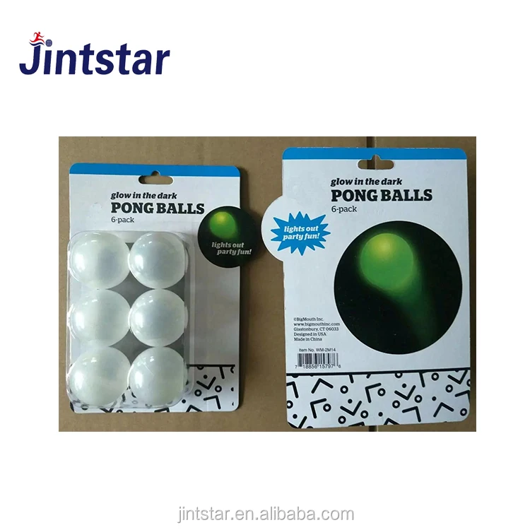 Bulk Mini Luminous Ping Pong Ball Table Tennis Balls Toy Ball Glow