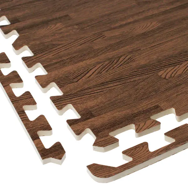Non Toxic Color Eva Foam Wood Grain Floor Mat Buy Eva Foam