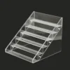 Steps clear acrylic riser shelf and acrylic ladder display shelf