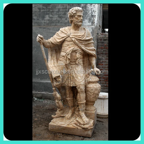 man soldier warrior stone marble antique statue sculpture