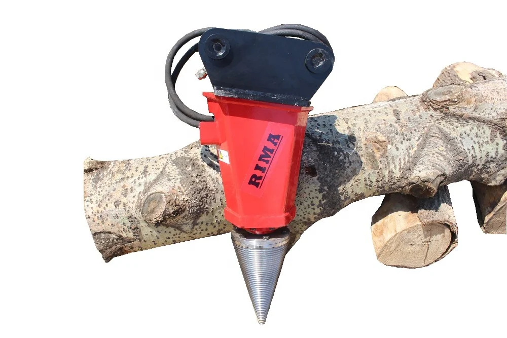 RIMA Hydraulic Log Cone Screw Splitter - Efficient Wood Splitting