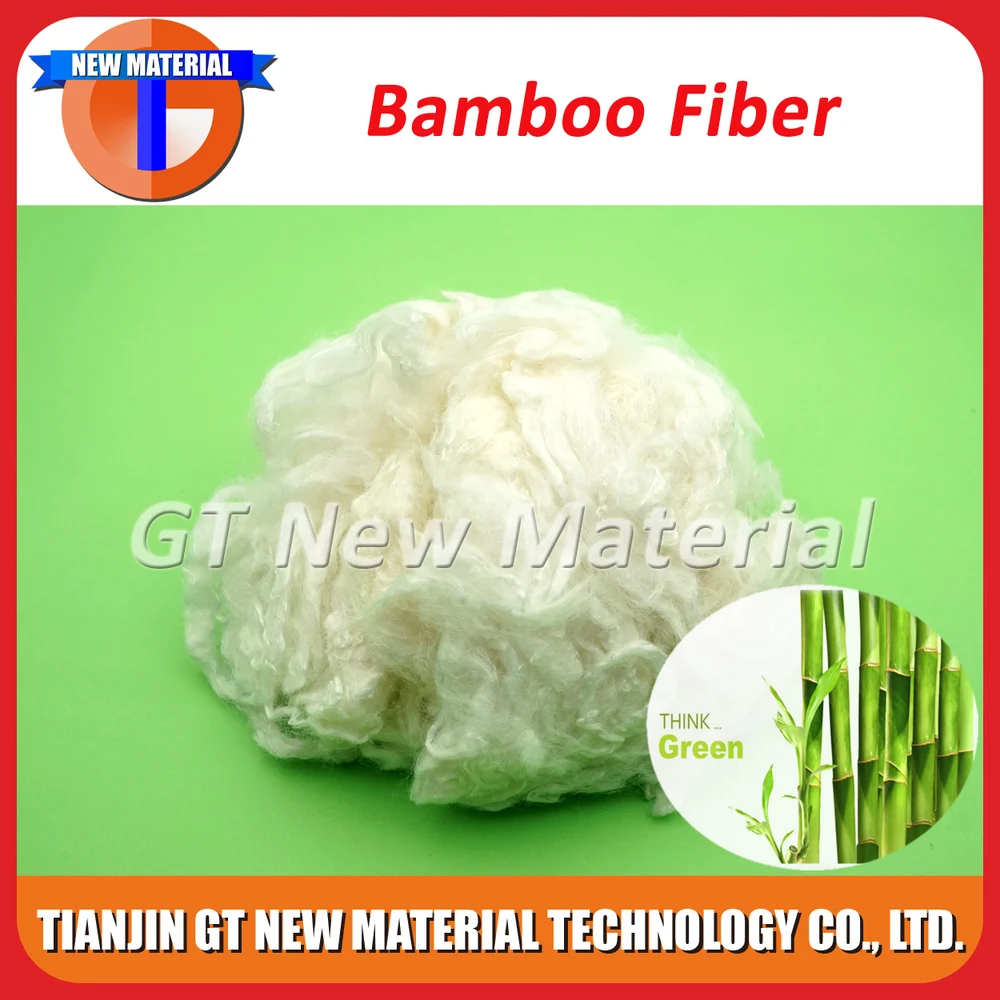 Antibacterial Bamboo Fiber Spinning Grade Bamboo Viscose Staple Fiber ...