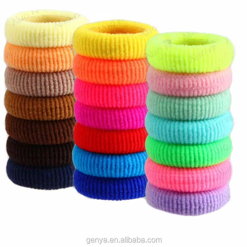Van 100 Kleine Badstof Paardenstaart Haarbanden Houder Multicolor Elastieken Buy Badstof Ponytailer,Haarbanden,Haar Elastieken Product on Alibaba.com