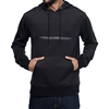 Kangaroo Pocket Sports Hoodie Black Tech Fleece Hoodie With Zipper Storage Pocket