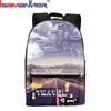 Travel eco smell proof backpack for teenagers, 17" polyester and nylon backpack