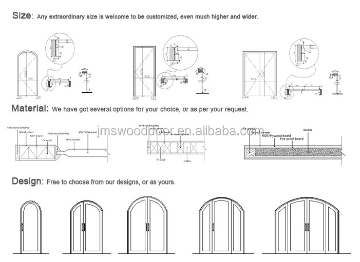 Cost-effective !!! inside wooden doors and mdf door type material indian main double door designs