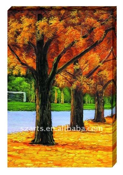 Autumn Scenery Canvas Painting Buy Canvas Painting Natural Scenery Painting Canvas Painting Patterns Product On Alibaba Com