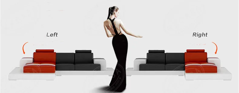 Foshan Sectional Sofa Is Used By Genuine Leather