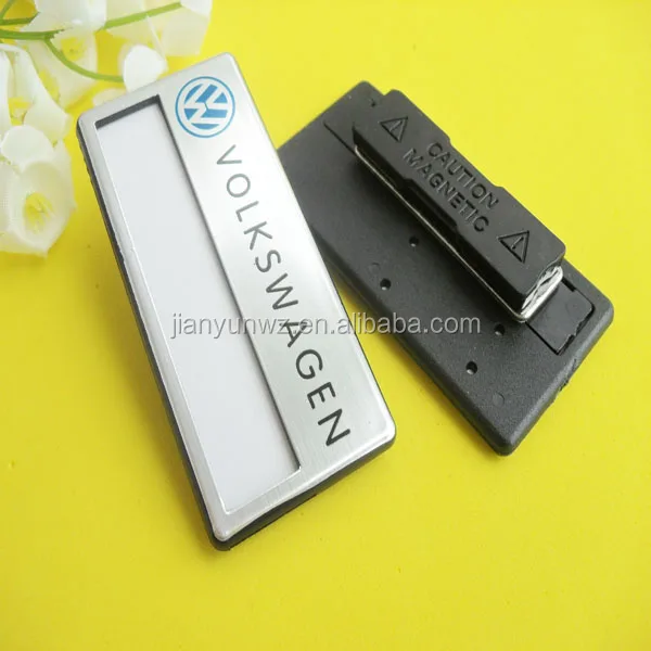 Blank Plastic Abs Name Badge With Pin Buy Abs Name Badge