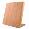 bamboo magnetic knife block