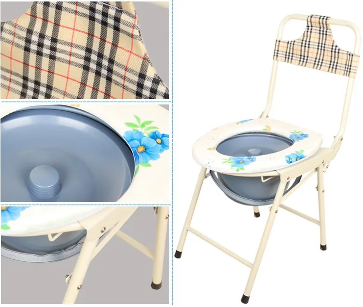 Hospital Folding Toilet Commode Potty Chair For Disabled Elderly/potty