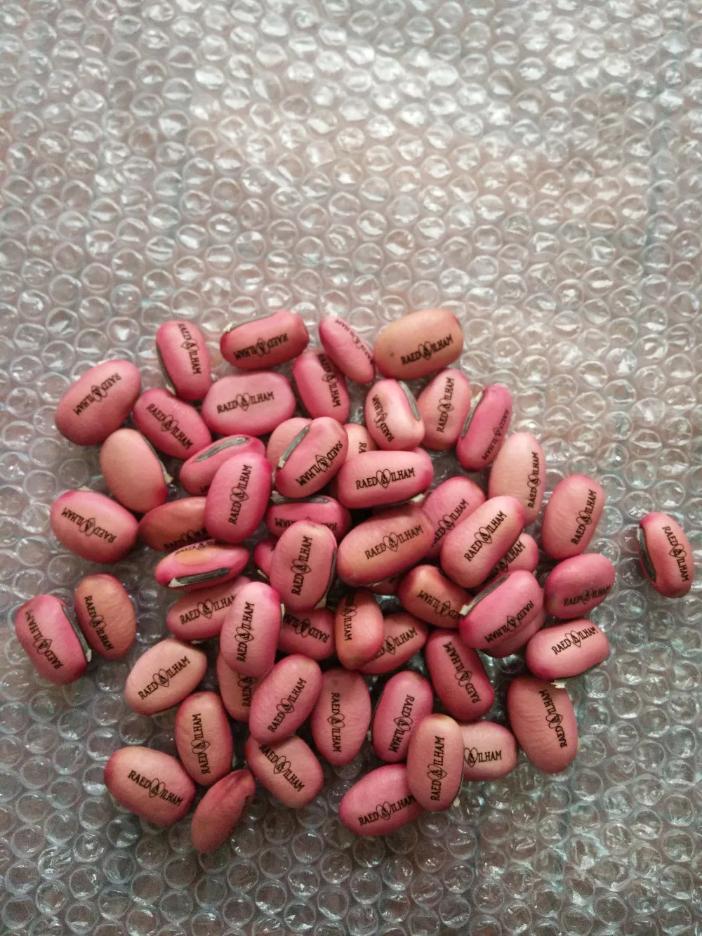 Custom Red Magic Wishes Bean Buy Magic Growing Message Beans,Message