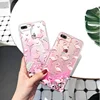 Cute Animals watercolor painting Coque For iPhone 6 6S 5 5s SE 7 7Plus Transparent Silicone Phone Cases Fundas Capa