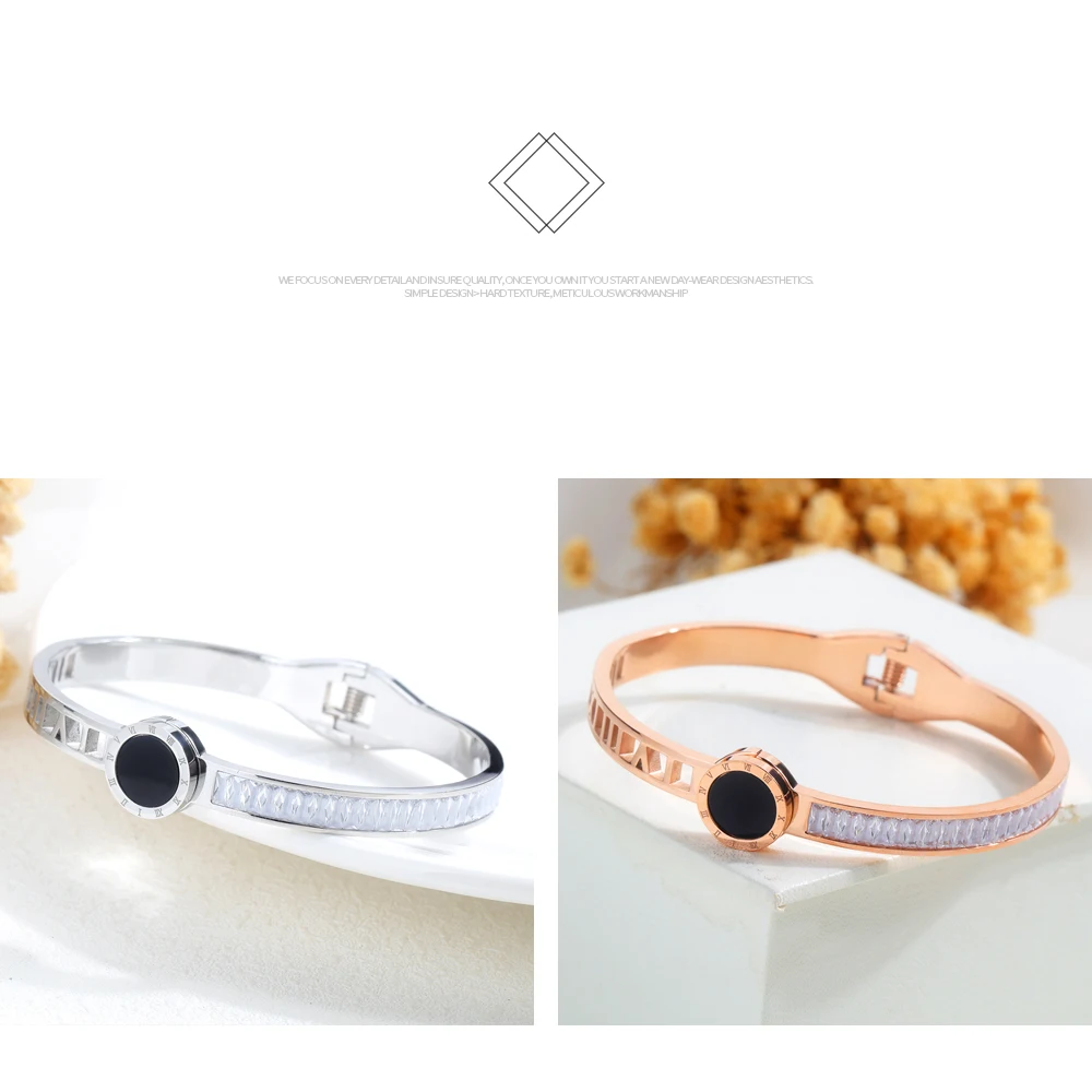 2019 New Arrivals Jewelry Bangle Women Bracelet Stainless Steel