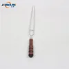 food grade sticks stainless steel Grilling Kabob Stick barbecue Needles Barbecue Roasting wooden handle skewer