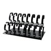 16 Grid High Grade Black Lucite Watch Display Stand 2 Tiers Tabletop Acrylic Watch Display Rack