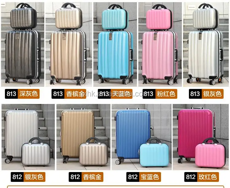 Wholesale Price Travel Bag Luggage Colorful Colors Suitcase Carryon