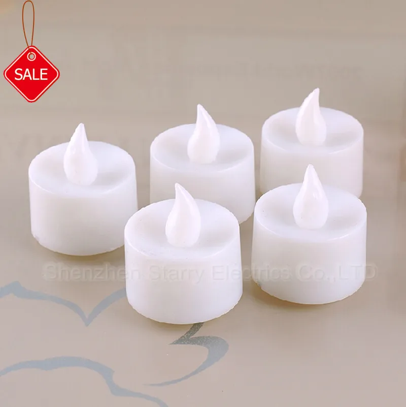 Hot Sale Mini Battery Operated Flickery Flameless Plastic Led Tealight