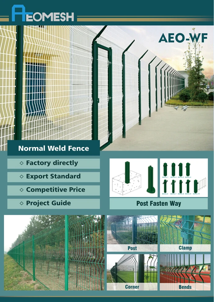 Welded Wire Mesh Fence Clips Accessories And Twin Wire Fence