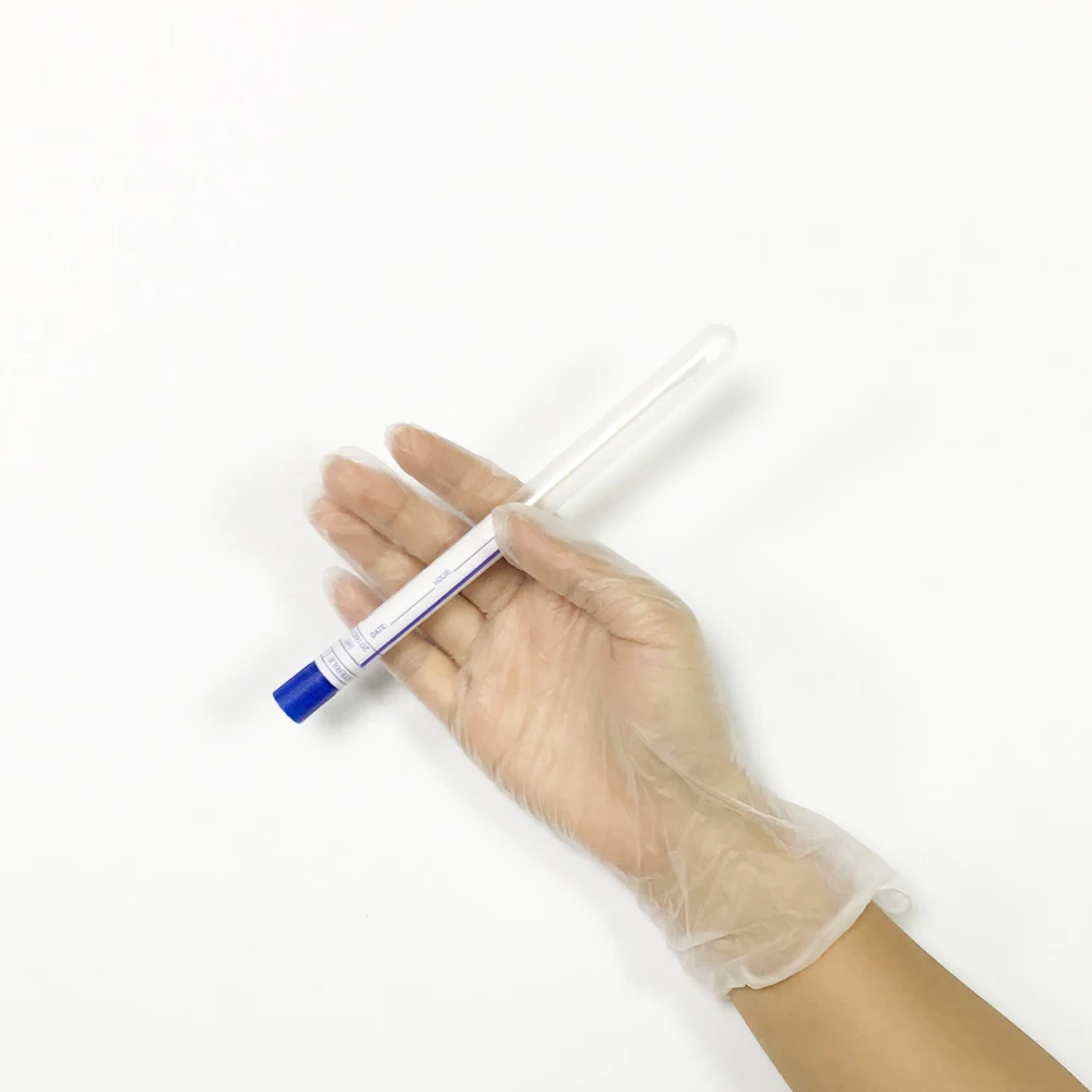 Disposable Long Sleeve Rubber Gloves No Sterile Exam Vinyl Gloves