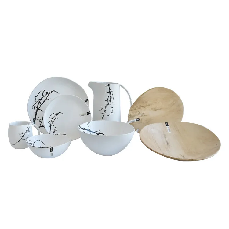 Personalized Rustic Japanese Style Home Goods Ceramic Dinnerware