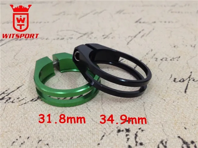 Alloy Cycling Bike Bicycle Quick Release Seat Post Bolt Binder Clamp 31.8mm