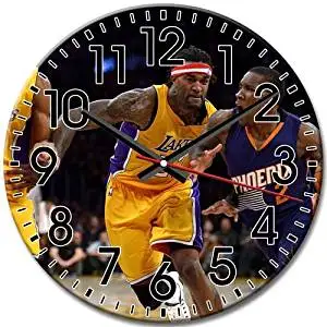 Arabic Numbers Phoenix Suns Reliable Silent Hd Round Wall Clock Frameless 10 Inch / 25 cm Diameter