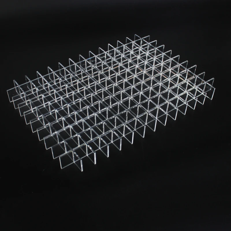 Vanity Plastic Grid Drawer Divider Acrylic Makeup Organizer